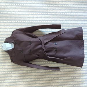 Gap Brown Trench Coat NWOT XS